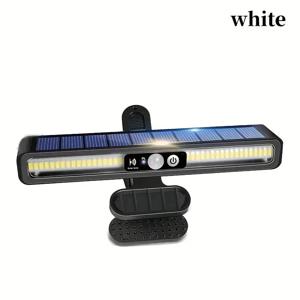 TEMU 1개 2가지 조명 옵션 클립형 태양광 모션 센서등, 클립 + 벽걸이형, 모션 센서 태양광 울타리등 포함, 3가지 조명 모드, 36 LED 휴대용 보안등, 스마트 조도 센서 태양광 조명, 울타리, 배수구, 뒤뜰에 적합