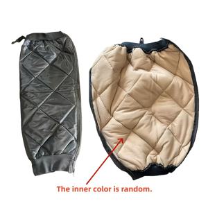 TEMU 지퍼형 전기 자전거 다리 보호대 | 남녀공용, 두꺼운 패딩으로 따뜻함 제공, 겨울 라이딩 및 크리스마스에 적합|전기자전거