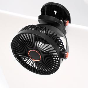 TEMU 무선 저소음 클립형 선풍기 화이트/블랙 USB 충전 감성 무드등 5단 풍량 벽걸이 가능 사무실 기숙사 필수템|무드등