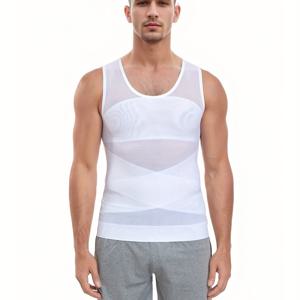 TEMU 남성용 인비저블 쉐이퍼웨어 복부 컨트롤 조끼, 벨리 버스터 웨이스트 트레이너 슬리밍 언더웨어 바디 셰이퍼