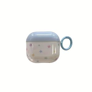 TEMU 우유 파란 블록 IMD 컬러풀 도파민 스타 헤드폰 가방 보호자 2 3 4 프로 프로2에 적합|폰케이스|헤드폰|케이스