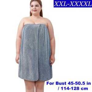 TEMU 1개 코랄 목욕가운 스티커 및 탄성 밴드 포함, 완벽한 핏과 편안함을 위한 다양한 사이즈, 흡수성 착용형 목욕타월, 여성용 목욕스커트, 목욕랩타월, 사우나 해변 수영장 체육관 여행용 나이트가운, 필수 욕실용품|비치타올|샤워가운