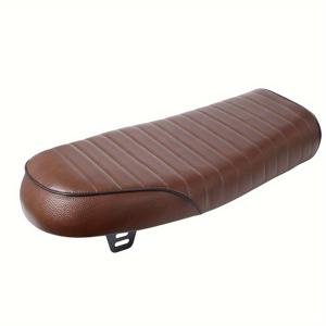TEMU 옛날 스타일의 시트 패드, 야마하 카페 레이서 CG125 및 혼다 호환, 레트로 편안함, 플랫 카멜백 스타일 안장