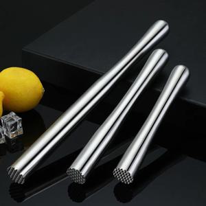 TEMU 3pcs 스테인레스 스틸 칵테일 무들러 - 홈 및 바용으로 견고한 DIY 아이스 크러셔, 과일 스매셔 및 음료 스티러 - 바텐더 및 가정용 주방 사용에 적합, 바 액세서리 | 세련된 금속 마감 | 견고한 구조, 바 액세서리