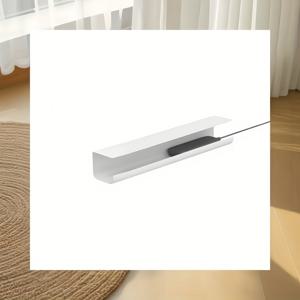 TEMU 컴퓨터 책상용 멀티컬러 케이블 정리 트레이 - 내구성 있는 플라스틱 코드 정리대, 숨겨진 와이어 채널 & 스크래치 방지 내부, PC, 노트북, 책상용 케이블 관리 솔루션 (호환 가능)