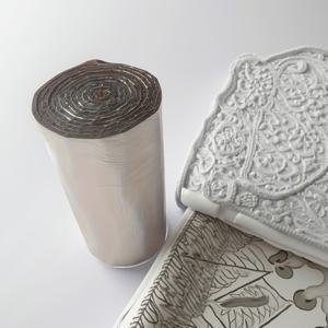 TEMU 10mm 두께, 50cm 폭, 600cm 길이 자체 접착 실버 포일 방음 단열 롤 (소가죽 백킹), 자동차용 절연재, 다양한 차량 및 SUV에 적합, DIY 커팅 가능, 우수한 소음 감소 효과