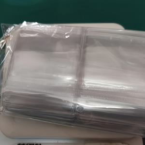 TEMU 50개 투명 PVC 자동밀봉 수납백 - 사선형 구멍, 재사용 가능한 보호 슬리브 | 주얼리·공예품, 문구류, 홈정리 & 배송포장에 적합 | 안전한 지퍼로 내용물이 확인 가능한 PVC 오거나이저 파우치