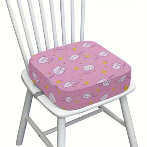 TEMU 가구 높이 조절 시트 쿠션, 두꺼운 높이 조절 식탁 의자 패드 – 거실이나 사무실에서 테이블 의자와 공부용으로 이상적. 고품질 충전재로 현대적인 홈 데코; 손세탁 전용