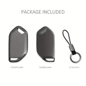 TEMU 기아 소렌토 EV3 EV5 EV9 K3 K4 K5 피카르노 카니발 2024 2025 2026 자동차 키 포브 커버 케이스 키체인 투명 블랙 9 버튼