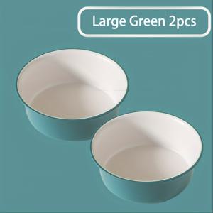 TEMU 대형, 중형, 소형 라운드 플라스틱 세면대 멀티피스 세트 - 내구성이 뛰어나고 두꺼운, 현대적인 스타일의 세면대, 주방, 욕실 및 야외 사용에 적합 - 청소가 쉽고 공간을 절약하며 다용도