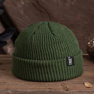 TEMU TRUE 패브릭 라벨 니트 모자, 남녀 모두에게 적합하며 트렌디하고 다재다능한 아웃도어 힙합 비니입니다. 부드럽고 편안하며 스타일리시합니다.