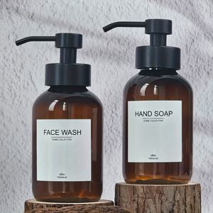 TEMU 2개 세트 폼 핸드 솝 디스펜서 병 & 페이셜 클렌저 무스 디스펜서 병