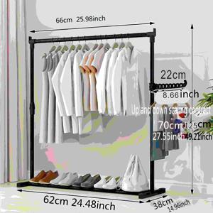 TEMU 다용도 독립형 옷걸이, 가정용, 디자인, 실내외 발코니 건조, 공간 절약, 간편한 조립, 침실 정리 및 보관에 적합, 건조대|빨래건조대