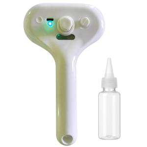 TEMU 1개 애완동물 스프레이 탈모 브러시, 3-in-1 스팀 애완동물 브러시, 원클릭 탈모 자동 청소 고양이와 개용 브러시, 정전기 방지 비행털 애완동물 그루밍 브러시, 스테인리스 스틸 바늘 브러시, USB 충전, 긴털 고양이와 개에 적합