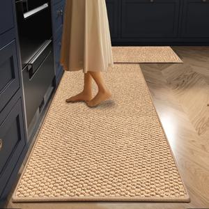 TEMU AimzzaSKY 긴 카펫 - 복도, 욕실, 세탁실용 베이지 파인애플 피쉬 & 소드 모던 러너 매트, 세탁기 사용 가능, 좁은 복도, 현관, 작은 공간에 적합