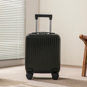 TEMU 1개 14인치 ABS 캐리어 (휴대폰 홀더 & 컵 홀더 포함), 항공사 승인 스피너 캐리어, 조합 잠금장치 & 텔레스코픽 핸들, 내구성 ABS & 폴, 남녀공용 컴팩트 여행용, 비즈니스 여행용