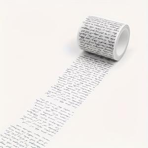 TEMU 핸드메이드 빈티지 페이퍼 테이프 롤 - 50mm 폭 와이드 스크롤, DIY 스크랩북, 저널, 선물 포장 및 패키징, 카드 만들기 및 아트용 | 향수적 미학을 위한 핸드메이드 페이퍼 리본