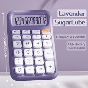 TEMU 에스테틱 캔디 계산기, 휴대용 미니 계산기, 학교 사무실 책상용, 학생, 여성, 전문가를 위한 독특한 선물 아이디어|계산기