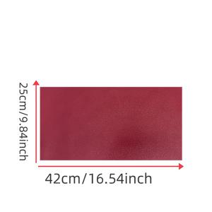 TEMU 1개 와인레드 리치무늬 최상층 천연 소가죽, 두께 1.5mm. 마우스패드, 데스크탑 패드, 장식용 그림, 귀걸이, 가방, 휴대폰 케이스, 지갑, 핸드백, 신발, 노트북, 의류 장식, DIY 공예, DIY 헤어 액세서리 프로젝트 등에 사용 가능