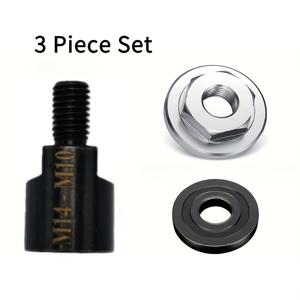 TEMU 3개 세트 다기능 앵글 그라인더 나사 교체 키트 | M14-M10 교체 부속, 스틸 드릴 비트 어댑터, 나사 변환 액세서리, 앵글 그라인더 나사 교체 도구에 적합