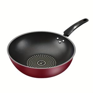 TEMU 레드 시리즈 플랫 프라이팬 - 아트 키친 스타일, 고온 내성 및 내구성, 스테이크, 계란 프라이, 파스타, 해물 볶음밥 등 다양한 요리에 적합, 완벽한 선물