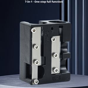 TEMU 7-in-1 당구 큐팁 그라인더, 다기능 수리 공구, 원스톱 쉐이버, 대패, 롤러 나이프, 연필깎이