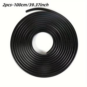 TEMU 2개 세트 도어 엣지 가드, 차량 도어 충돌 방지 스트립, 소음 감소 스트립, 방진 고무 스트립, 하단 도어 충돌 보호 고무 스트립