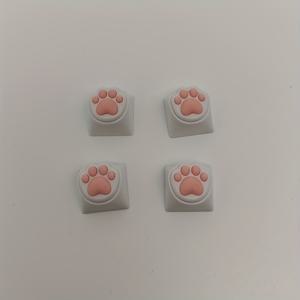 TEMU 4개 세트 고양이 발톱 모양 컴퓨터 귀여운 키캡 Cherry MX ESC 키 크로스 액시스 메카닉 키보드용