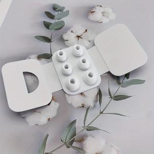 TEMU [3쌍] 에어팟 프로 & 에어팟 프로 2세대용 교체용 이어팁, 소음 감소 구멍 포함, 휴대용 보관함 제공 (S/M/L)