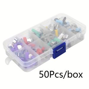 TEMU 20/50개 스테인리스 스틸 금속 몰딩 시트 | 다양한 크기, 광택 마감, 도자기 표면에 적합