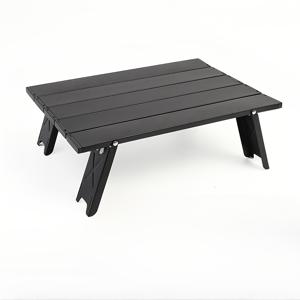TEMU 1개 알루미늄 합금 야외 접이식 테이블, 캐주얼 캠핑 커피 테이블, 텐트 캠핑에 적합, 초경량 및 휴대 가능