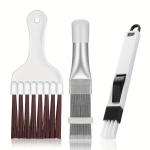 TEMU 3개 콘덴서 빗, 핀 빗, 드라이어 에어컨 청소 브러시, 냉장고용 진공 코일 및 라디에이터 청소 콤브