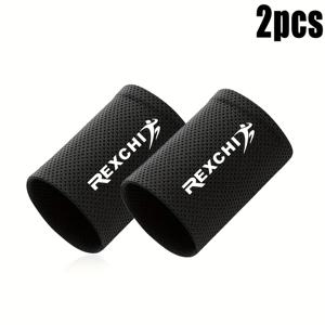 TEMU 남녀공용 여름용 통기성 스포츠 손목밴드 2개, 테니스 피트니스 농구 러닝 쿨링 땀흡수 소프트 아이스 원단, 테니스 타월, 운동 성능, 스포츠 액세서리, 통기성 원단, 스포티 스타일, 퀵드라이 원단, 내구성 폴리에스터, 성능 손목 지지대, 땀흡수 밴드, 농구 선수, 러너 및 조깅용|스포츠타올