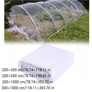 TEMU 40메쉬 정원용 그물망 - 채소, 꽃, 온실용 헤비듀티 미세망 방충 식물 커버, 그늘 및 통풍 기능, 야외 해충 및 식물 보호 (설치 포함)