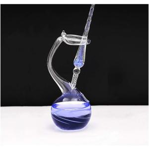 TEMU 1개 유리 펜 홀더 잉크웰 - 우아한 유리 잉크, 만년필, 캘리그라피 및 오피스 데스크 장식용, 글쓰기 액세서리 (펜 및 잉크 미포함) - 작가, 학생, 수집가를 위한 이상적인 선물|캘리그라피