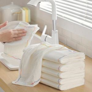 TEMU 5/10개입 논스틱 오일 행주, 흡수성 & 보풀 방지 폴리에스터 주방 타월, 빠른 건조 & 높은 흡수력 디자인, 가정 & RV 청소에 적합, 주방 필수품| 패턴 타월|폴리에스터 행주, 식기류 타월