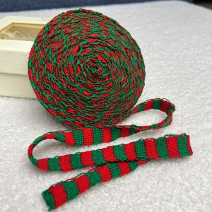 TEMU 미터 5개 빨강, 하양, 초록 크리스마스 니트 스카프 리본 - 미니 DIY 공예, 인형, 병, 트리 장식용, 축제 미니 스카프 리본, 휴일 홈 데코 액세서리, 미니어처 크리스마스 아이템, 인형집 장식, 니트 질감, 크리스마스 선물, 부드러운 원단,수제 느낌,공예 애호가|인테리어소품
