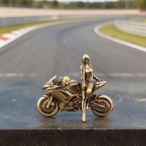 TEMU 황동 짧은 머리 미인 미니어처 인형 모델 스케일, 디오라마 장면 및 풍경 장식에 적합, 금속으로 제작된 작은 조각상