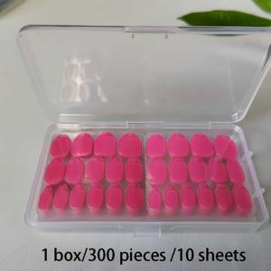 TEMU 16X 업그레이드 핑크 로즈 아크릴 네일 폴리쉬 | 강력한 양면 내구성, 통기성 필름, 네일 스티커, 내구성 및 오래 지속, 모든 네일 아트에 적합 (커버 박스 포함)|네일팁