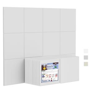 TEMU 소하피 30x30cm 현관문 자석 방음재 24장- 폴리에스터, 다면 설치, 가정용 극장, 사무실, 녹음 스튜디오, 사진 배경, 가정 현관 소음방지