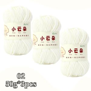 TEMU 3묶음 실, 벨벳 소프트 실, 3*50g, 150g 팩당, 중간 두께 아이스 실, 수제 DIY 뜨개질용, 두꺼운 폴리에스터 소프트 뜨개실, DIY 공예, 스카프, 모자, 신발, 가방, 쿠션, 인형, 담요, 슬리퍼에 적합, 수제 공예품,푹신한 실,플러시 실,고품질 실,부드러운 실,공예용 실,핸드메이드 러버스,니터
