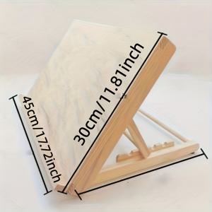 TEMU 조절 가능한 높이 5단 목재 이젤 - 튼튼한 목재 책상용 드로잉 스탠드, 그림, 드로잉, 미술 수업에 적합 - , 미술 파티 및 교실에 이상적