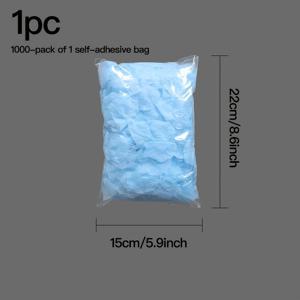 TEMU 1000pcs 인공 장미 꽃잎, 하늘색 꽃 꽃잎, 결혼식 꽃 낭만적 인 밤, 발렌타인 데이 및 결혼식을위한 가짜 장미 꽃잎