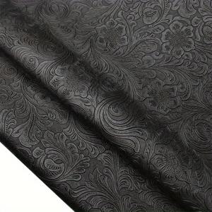 TEMU 빈티지 스월 패턴 인조 가죽 원단 롤 - 방수, 내마모성, DIY 공예, 귀걸이, 가방, 휴대폰 케이스, 지갑, 노트북 등을 위한 다색 옵션, 패션 액세서리 만들기 | 빈티지 가죽 룩 | 내마모성 원단