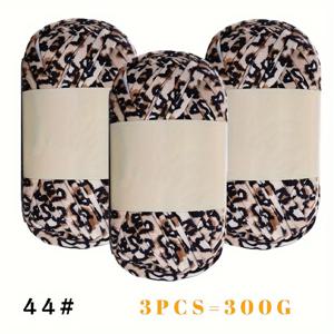 TEMU 300G 슬리퍼 후킹용 3가지 원단 스트립, 가방, 손뜨개 수납 바구니, 털실 공으로 특별히 디자인됨