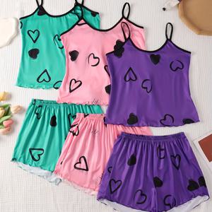 TEMU 여성용 섹시 캐미솔 6피스 세트