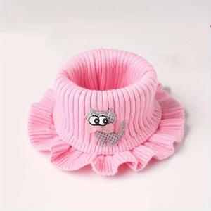 TEMU 1개 어린이 스카프 겸용 두꺼운 남아 여아 겨울 니트 스카프