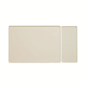 TEMU 대형 실리콘 미끄럼 방지 및 충격 방지 범용 보호 매트, 다기능 단열 배수 매트, 배수 트레이, 커피 컵 건조 매트, 내열성, 미끄럼 방지, 먼지 방지 보호 매트, 다기능 테이블 분리 트레이