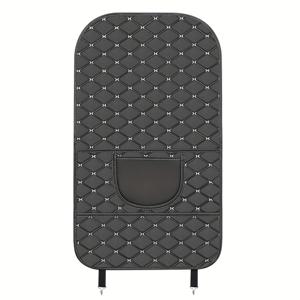 TEMU 차량용 시트 등받이 킥 매트, 뒷좌석 보호대, 차량용 먼지 방지 및 내구성 좋은 시트 커버