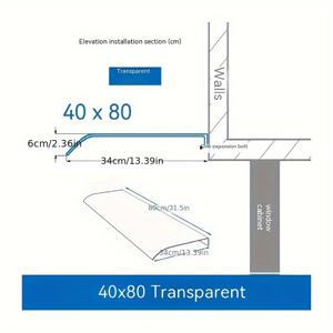 TEMU 강력한 투명한 천막, 문 및 창문 선샤이드 캔버피. 쉬운 설치, 지원 필요 없음, 네 가지 계절의 자외선 차단, 야외 파티오, 포치 및 창문에 적합, 천막 선샤이드, 비 보호